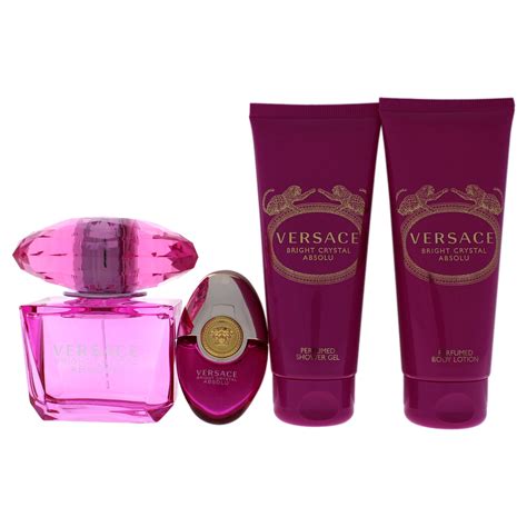 versace absolu perfume set|perfume Versace bright crystal absolu.